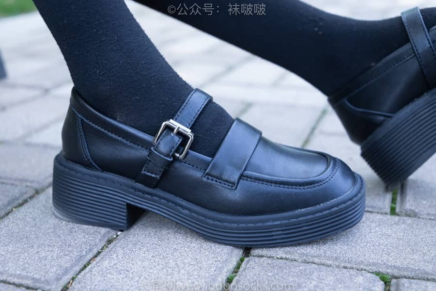 [BoBoSocks袜啵啵] NO.007 稚予-JK制服、皮鞋、黑色中筒棉袜、肉丝 [143P1V3.48G]